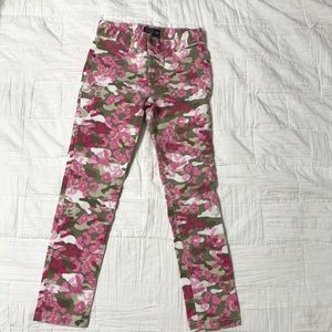Girls Camo Jeggings